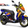 Decal Stiker Yamaha LEXI BLUE AGV SUNMOON VR46